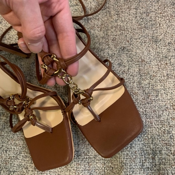 PrettyLittleThing Squared Toe Gladiator Sandals - Picture 2 of 7